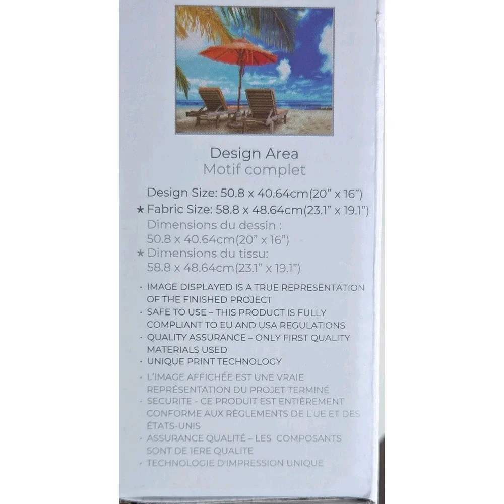 Diamond Dotz Diamond Art Kit Chill Beach Scene 20x16 Intermediate DDM9.064